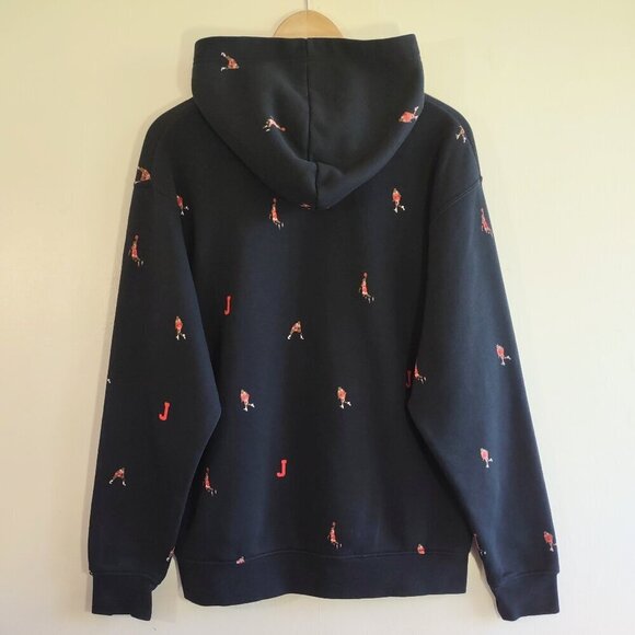 Air Jordan MJ Jumpman Statement Fleece Hoodie Streetwear Men Medium - Picture 6 of 12